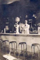 John A Haines Sr at soda fount